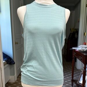 Lululemon Women's Sleeveless Perforated Top - Light Blue